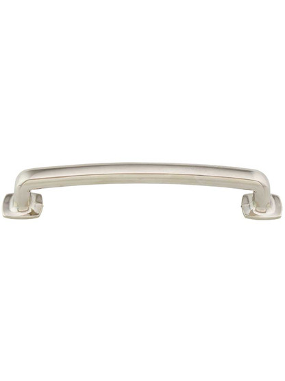 Belcastel Flat-Bottom Pull - 5 inch Center-to-Center in Polished Nickel.